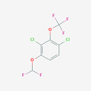 1,3-Dichloro-4-difluoromethoxy-2-(trifluoromethoxy)benzene