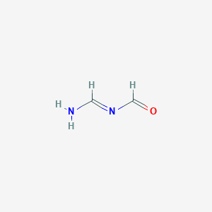 molecular formula C2H4N2O B14064245 N-[(E)-Aminomethylidene]formamide CAS No. 10112-41-1