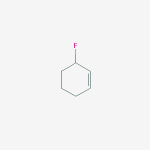 molecular formula C6H9F B14064252 3-Fluorocyclohex-1-ene CAS No. 51620-76-9