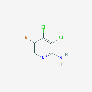 molecular formula C5H3BrCl2N2 B1406426 5-溴-3,4-二氯吡啶-2-胺 CAS No. 1607837-98-8