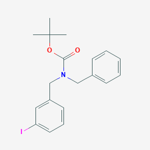 B1406427 Benzyl-(3-iodobenzyl)carbamic acid tert-butyl ester CAS No. 1609678-58-1