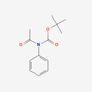 molecular formula C13H17NO3 B14064314 tert-Butyl acetyl(phenyl)carbamate CAS No. 101137-68-2