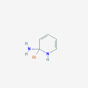 molecular formula C5H7BrN2 B14064329 2-Amino-2-bromopyridine 