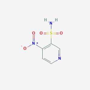 molecular formula C5H5N3O4S B14064334 4-Nitro-3-pyridinesulfonamide CAS No. 75903-63-8