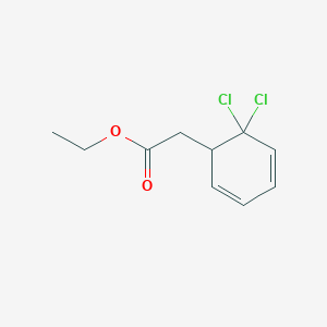 molecular formula C10H12Cl2O2 B14064427 2,2-Dichlorophenylacetic acid ethyl ester 