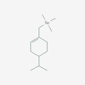 Trimethyl{[4-(propan-2-yl)cyclohex-1-en-1-yl]methyl}stannane