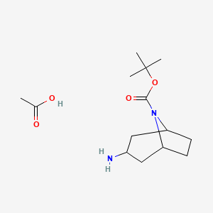 Acetic acid;tert-butyl 3-amino-8-azabicyclo[3.2.1]octane-8-carboxylate