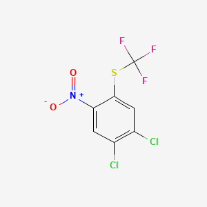 1,2-Dichloro-4-trifluoromethylthio-5-nitrobenzene