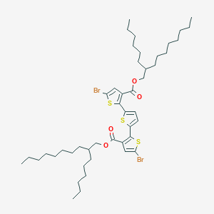 2-hexyldecyl 5-bromo-2-[5-[5-bromo-3-(2-hexyldecoxycarbonyl)thiophen-2-yl]thiophen-2-yl]thiophene-3-carboxylate