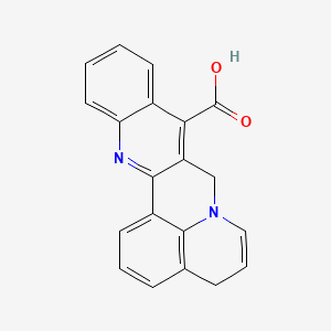 4H,8H-Benzo(b)quino(1,8-gh)(1,6)naphthyridine-9-carboxylic acid