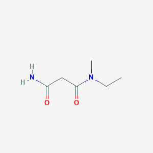 molecular formula C6H12N2O2 B14064628 N1-Ethyl-N1-methylmalonamide 