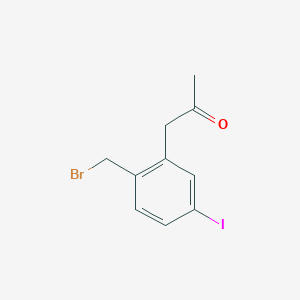 1-(2-(Bromomethyl)-5-iodophenyl)propan-2-one