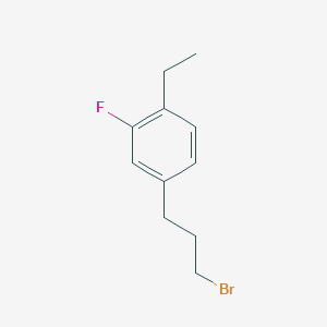 1-(3-Bromopropyl)-4-ethyl-3-fluorobenzene