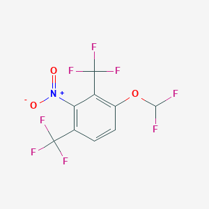 1,3-Bis(trifluoromethyl)-4-(difluoromethoxy)-2-nitrobenzene