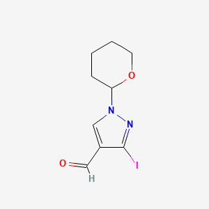 3-Iodo-1-(tetrahydro-2H-pyran-2-yl)-1H-pyrazole-4-carbaldehyde