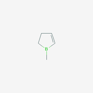 molecular formula C5H9B B14064682 1-Methyl-2,3-dihydro-1H-borole CAS No. 102618-33-7