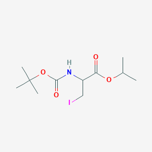 molecular formula C11H20INO4 B1406472 异丙基2-((叔丁氧羰基)氨基)-3-碘丙酸酯 CAS No. 1456803-30-7