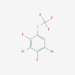 1,3-Dibromo-2,4-difluoro-5-(trifluoromethylthio)benzene