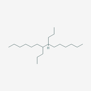 molecular formula C20H42 B14064751 Tetradecane, 7,8-dipropyl CAS No. 102155-34-0