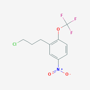 1-(3-Chloropropyl)-5-nitro-2-(trifluoromethoxy)benzene