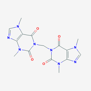 molecular formula C15H16N8O4 B140648 1,1'-联二茶碱亚甲基 CAS No. 77196-87-3