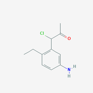 1-(5-Amino-2-ethylphenyl)-1-chloropropan-2-one