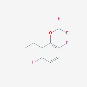 1,4-Difluoro-2-difluoromethoxy-3-ethylbenzene