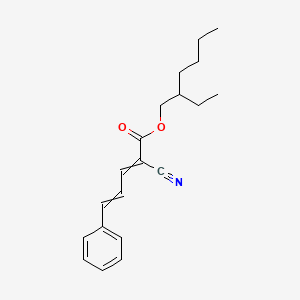 2-Ethylhexyl alpha-cyano-5-phenyl-2,4-pentadienoate