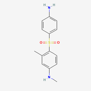 4-(4-Aminobenzene-1-sulfonyl)-N,3-dimethylaniline