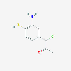 1-(3-Amino-4-mercaptophenyl)-1-chloropropan-2-one