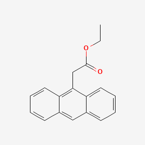 molecular formula C18H16O2 B14065025 9-Anthraceneacetic acid, ethyl ester CAS No. 101512-07-6