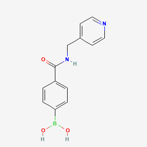 (4-((Pyridin-4-ylmethyl)carbamoyl)phenyl)boronic acid