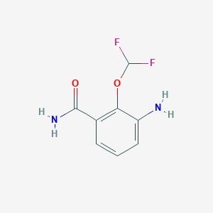 Benzamide, 3-amino-2-(difluoromethoxy)-