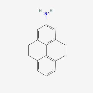 molecular formula C16H15N B14065109 4,5,9,10-Tetrahydropyren-2-amine CAS No. 101283-00-5