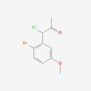 1-(2-Bromo-5-methoxyphenyl)-1-chloropropan-2-one