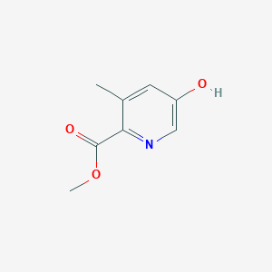 molecular formula C8H9NO3 B1406517 5-羟基-3-甲基吡啶甲酸甲酯 CAS No. 1211516-93-6