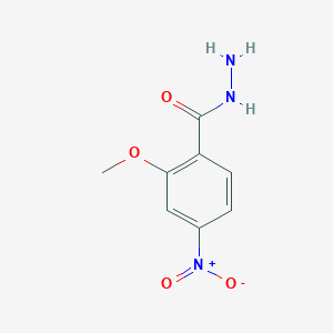 molecular formula C8H9N3O4 B1406520 2-甲氧基-4-硝基苯甲酰肼 CAS No. 857599-45-2