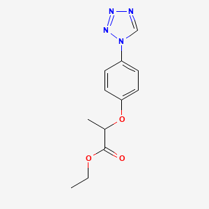 Ethyl 2-[4-(1H-tetrazol-1-yl)phenoxy]propanoate