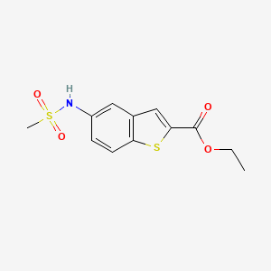 Ethyl 5-methanesulfonamido-1-benzothiophene-2-carboxylate