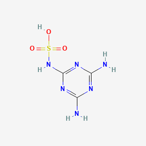 (4,6-Diamino-1,3,5-triazin-2-yl)sulfamic acid