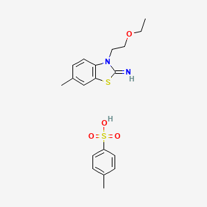 3-(2-ethoxyethyl)-6-methylbenzo[d]thiazol-2(3H)-imine 4-methylbenzenesulfonate