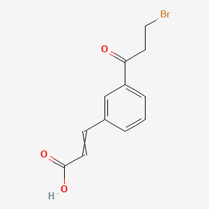 (E)-3-(3-(3-Bromopropanoyl)phenyl)acrylic acid