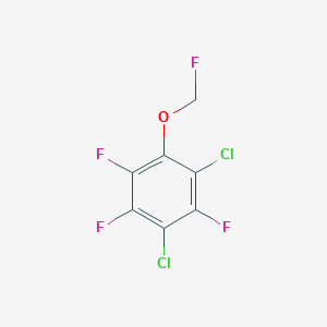 1,3-Dichloro-4-fluoromethoxy-2,5,6-trifluorobenzene