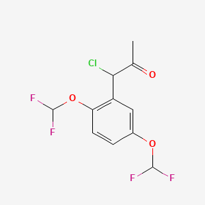 1-(2,5-Bis(difluoromethoxy)phenyl)-1-chloropropan-2-one