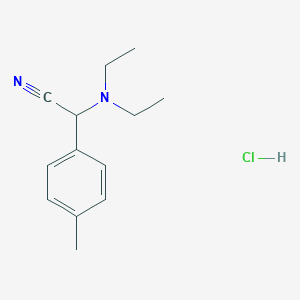 2-(Diethylamino)-2-(p-tolyl)acetonitrile hydrochloride