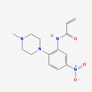 N-(2-(4-Methylpiperazin-1-yl)-5-nitrophenyl)acrylamide