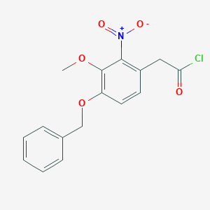 [4-(Benzyloxy)-3-methoxy-2-nitrophenyl]acetyl chloride