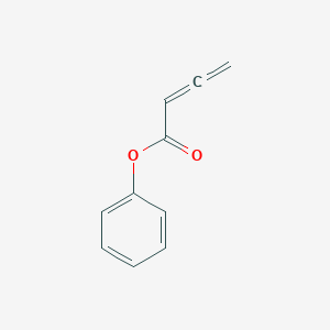 molecular formula C10H8O2 B14065816 Phenyl buta-2,3-dienoate CAS No. 102690-46-0