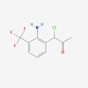 1-(2-Amino-3-(trifluoromethyl)phenyl)-1-chloropropan-2-one