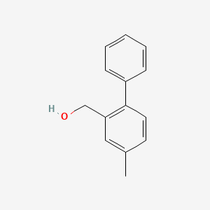 molecular formula C14H14O B14065840 (4-Methyl-1,1-biphenyl-2-yl)methanol 